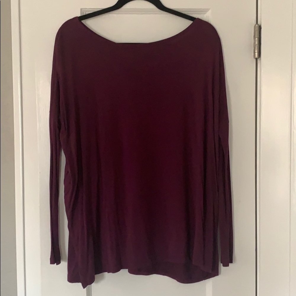 Maroon Piko Shirt - Picture 2 of 3